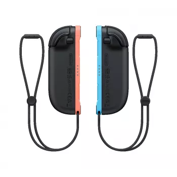 “Nintendo Joy-Con 2 (L)/(R)” šviesiai mėlynos/šviesiai raudonos spalvos, vairasvirtė, “Nintendo Switch 2”, fiksavimo mygtukas, krypčių svirtis, pagrindinis mygtukas, analoginis / skaitmeninis, belaidis, “Bluetooth”