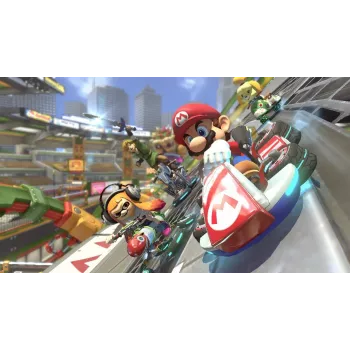 Nintendo Mario Kart 8 Deluxe Standard vokiečių, anglų, prancūzų, italų, japonų, olandų, portugalų, rusų Nintendo Switch
