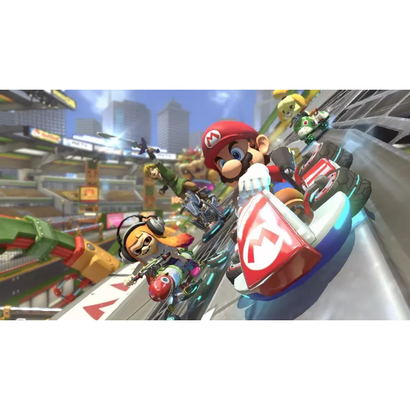 Nintendo Mario Kart 8 Deluxe Standard vokiečių, anglų, prancūzų, italų, japonų, olandų, portugalų, rusų Nintendo Switch