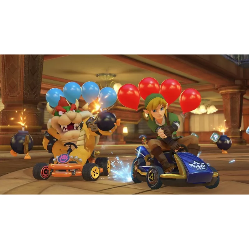Nintendo Mario Kart 8 Deluxe Standard vokiečių, anglų, prancūzų, italų, japonų, olandų, portugalų, rusų Nintendo Switch