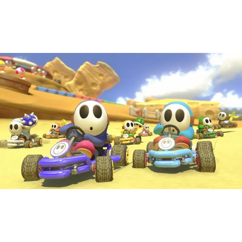 Nintendo Mario Kart 8 Deluxe Standard vokiečių, anglų, prancūzų, italų, japonų, olandų, portugalų, rusų Nintendo Switch