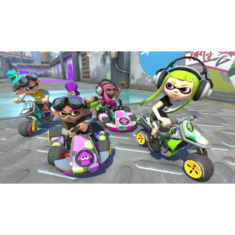 Nintendo Mario Kart 8 Deluxe Standard vokiečių, anglų, prancūzų, italų, japonų, olandų, portugalų, rusų Nintendo Switch
