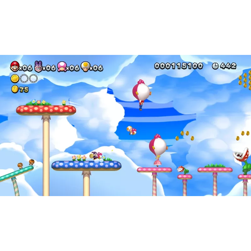 Nintendo New Super Mario Bros. U Deluxe, Switch vokiečių, anglų Nintendo Switch