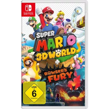 Nintendo Super Mario 3D World + Bowser's Fury Standard+DLC vokiečių k. Nintendo Switch