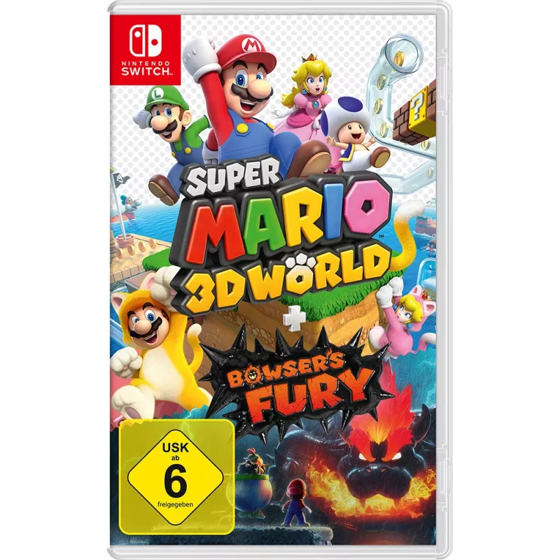 Nintendo Super Mario 3D World + Bowser's Fury Standard+DLC vokiečių k. Nintendo Switch