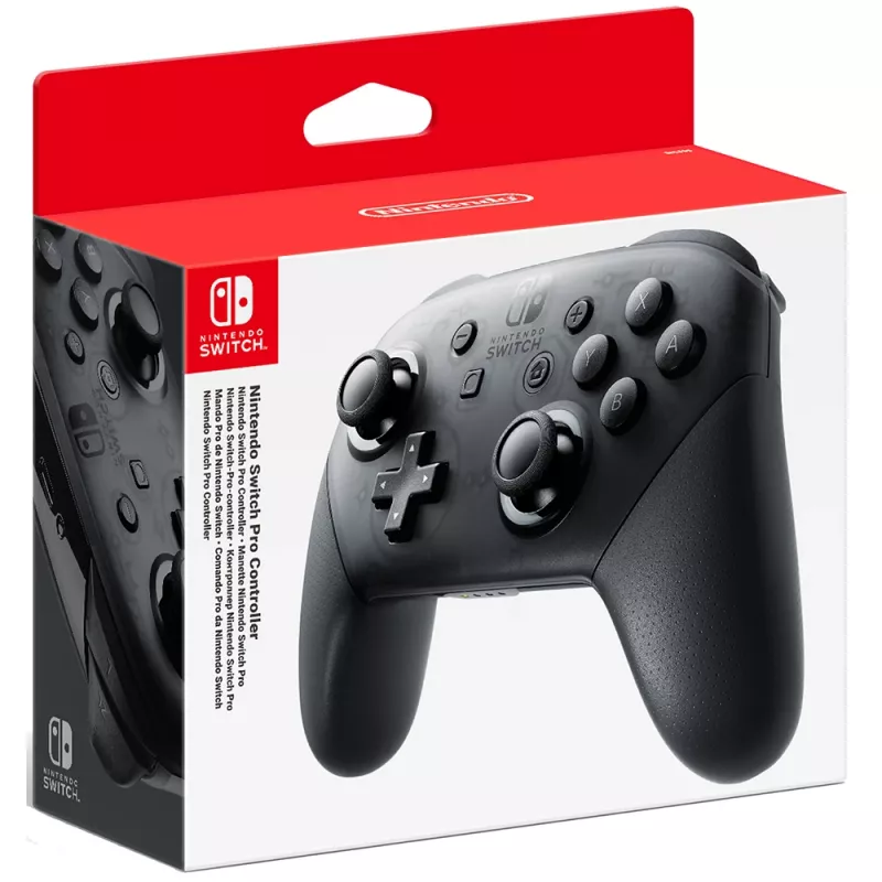 Nintendo Switch Pro valdiklis Juoda Bluetooth Gamepad Analogue / Digital Nintendo Switch, PC