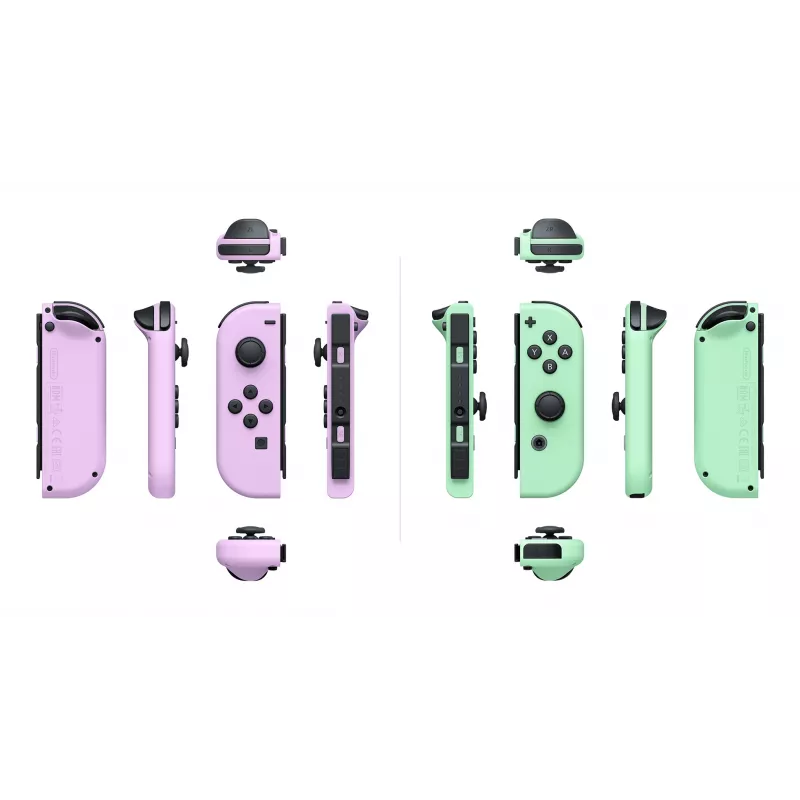 Nintendo 10011584 žaidimų valdiklis žalias, violetinis Bluetooth žaidimų pultas analoginis / skaitmeninis Nintendo Switch, Nintendo Switch OLED