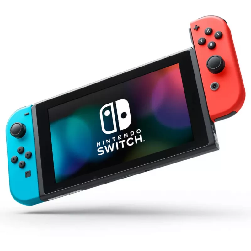Nintendo Switch + Mario Kart 8 Deluxe nešiojamoji žaidimų konsolė 15,8 cm (6,2 colio) 32 GB jutiklinis ekranas Wi-Fi juoda, mėlyna, raudona