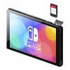 Nintendo Switch OLED, Nintendo Switch, NVIDIA Custom Tegra, mėlyna, raudona, analoginis / skaitmeninis, pradžios mygtukas, maitinimo mygtukas, mygtukai