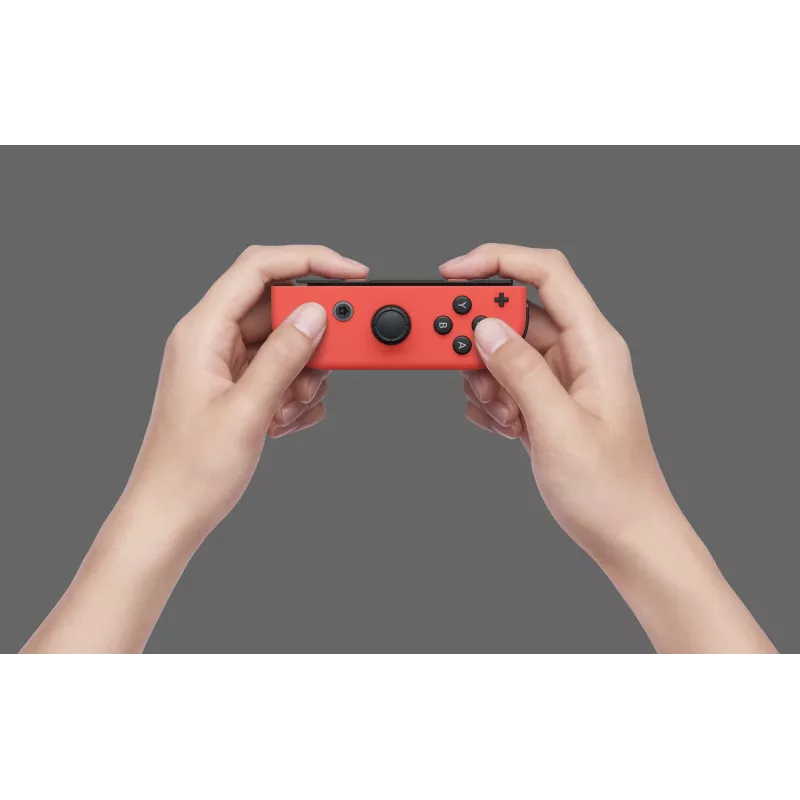 Nintendo Switch OLED, Nintendo Switch, NVIDIA Custom Tegra, mėlyna, raudona, analoginis / skaitmeninis, pradžios mygtukas, maitinimo mygtukas, mygtukai