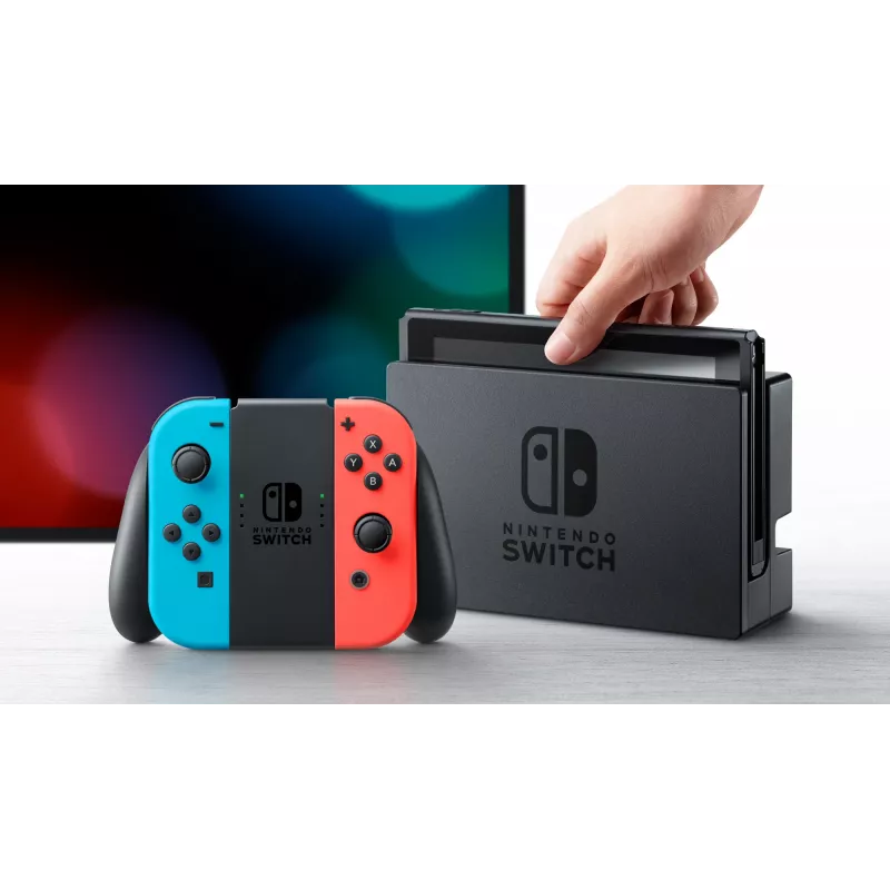 Nintendo Switch nešiojama žaidimų konsolė 15,8 cm (6,2 colio) 32 GB jutiklinis ekranas Wi-Fi mėlyna, pilka, raudona