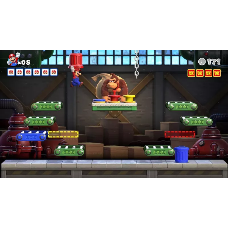 „Nintendo Mario vs. Donkey Kong“ standartinė vokiečių, olandų, anglų, ispanų, prancūzų, italų, japonų, korėjiečių „Nintendo Switch“