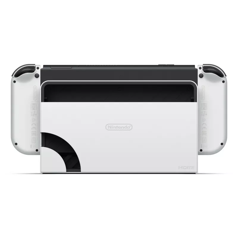Nintendo Switch OLED nešiojamoji žaidimų konsolė 17,8 cm (7 col.) 64 GB jutiklinis ekranas Wi-Fi juoda, balta
