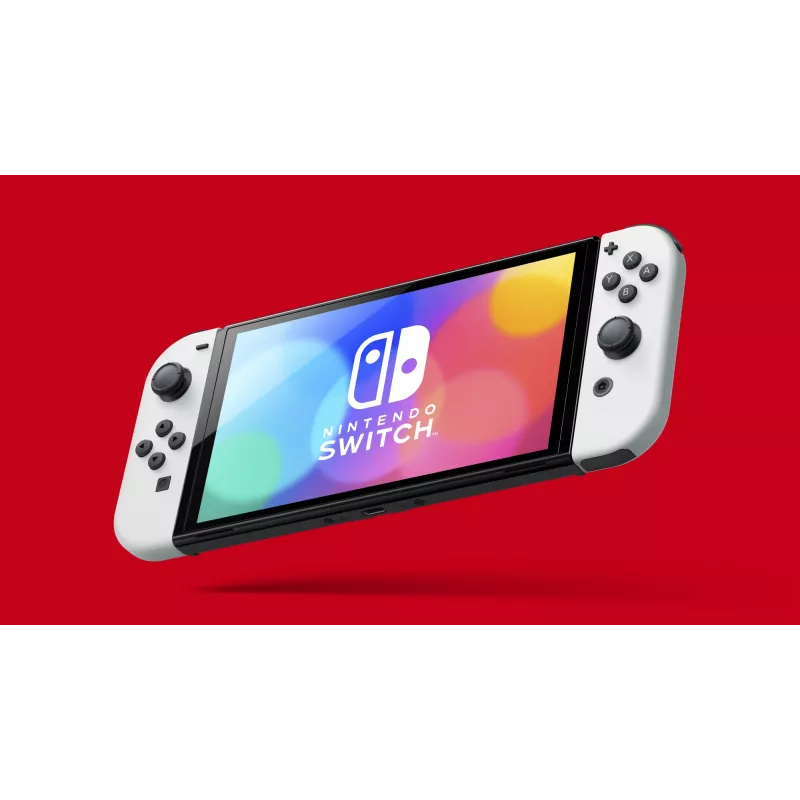 Nintendo Switch OLED nešiojamoji žaidimų konsolė 17,8 cm (7 col.) 64 GB jutiklinis ekranas Wi-Fi juoda, balta