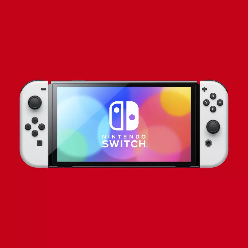 Nintendo Switch OLED nešiojamoji žaidimų konsolė 17,8 cm (7 col.) 64 GB jutiklinis ekranas Wi-Fi juoda, balta