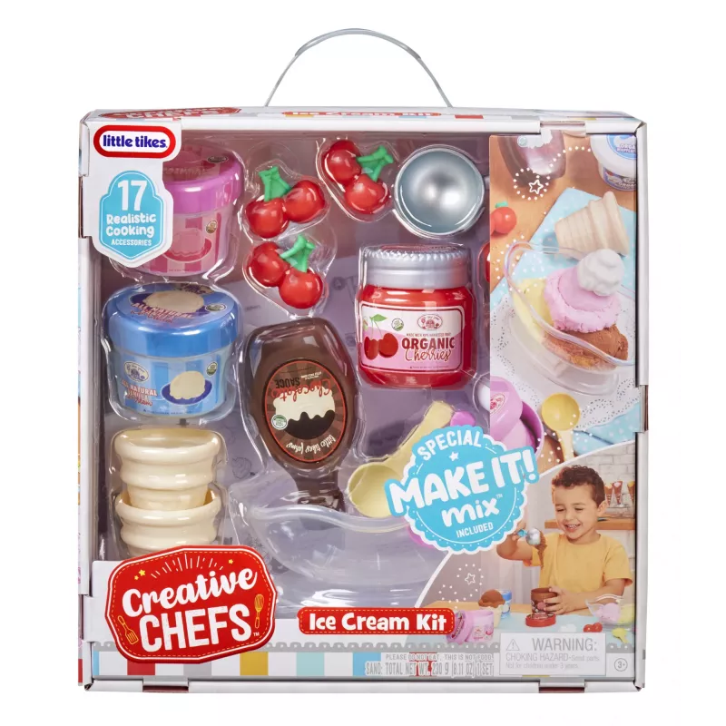 Little Tikes Creative Chefs ledų rinkinys, ledų rinkinys, 3 metai