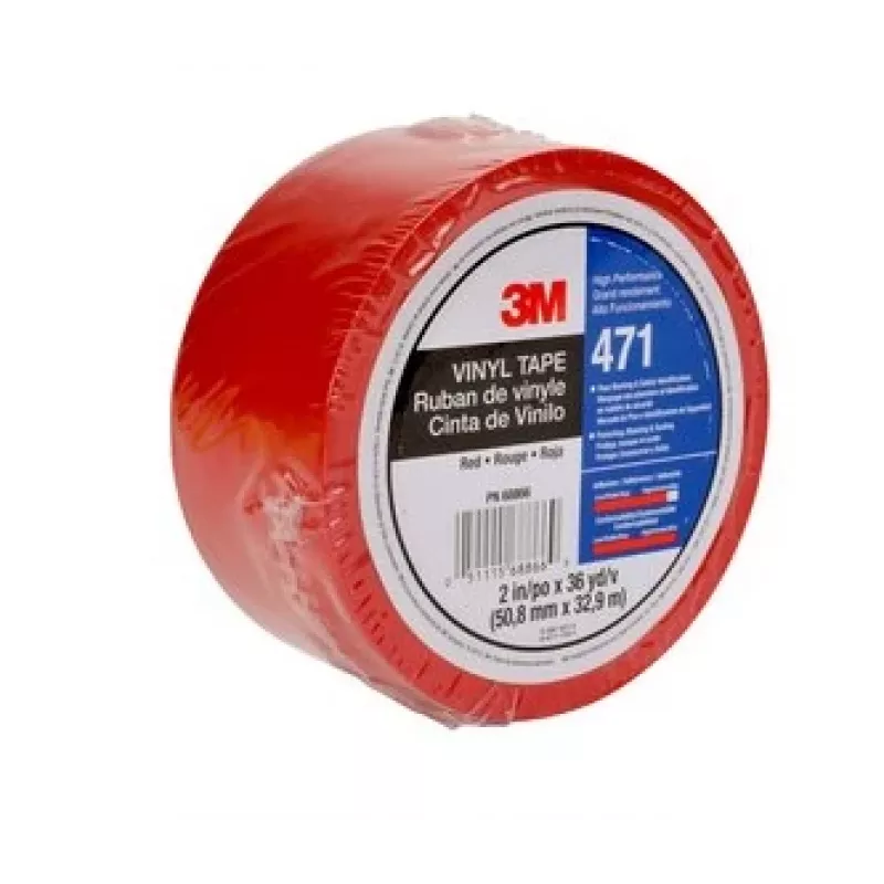 3M 471 32,91 m vinilo raudona