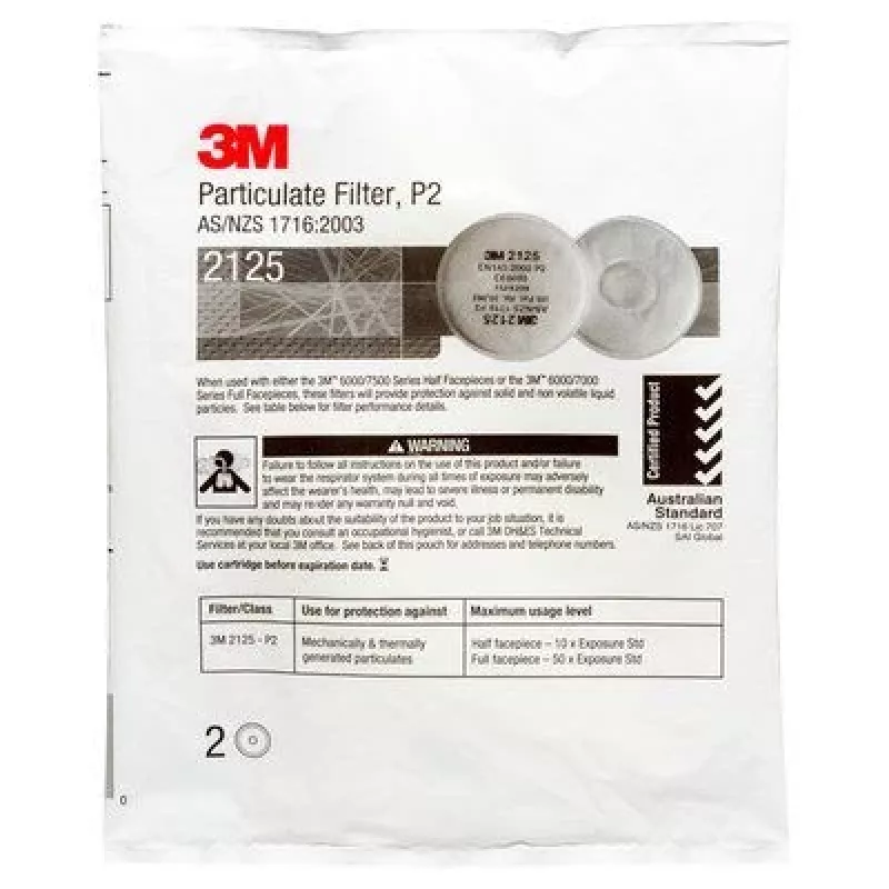 Dalelių filtras 3M 2125 P2 2 vnt.