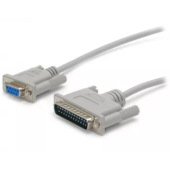 StarTech.com 10 pėdų kryžminis DB9 į DB25 serijinis nulinio modemo laidas - F/M