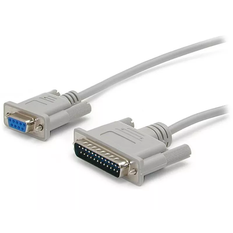 StarTech.com 10 pėdų kryžminis DB9 į DB25 serijinis nulinio modemo laidas - F/M