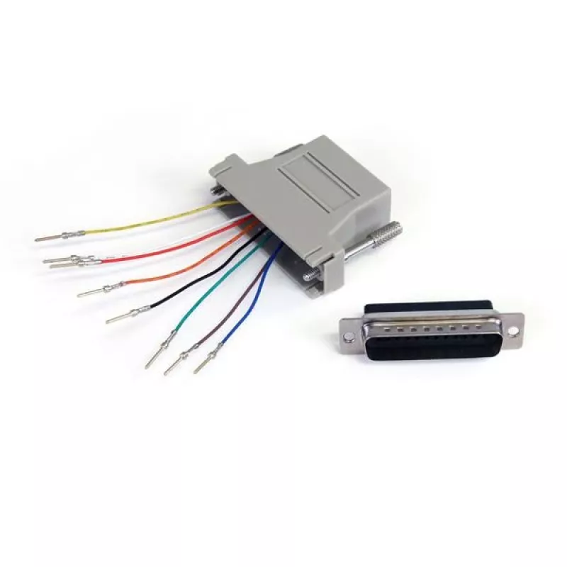 StarTech.com DB25 į RJ45 modulinis adapteris - V/M, DB-25, RJ-45, pilka