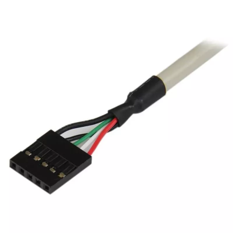 StarTech.com 2 prievadų USB A lizdinė jungčių plokštelė adapteris, 2 x IDC, 2 x USB A, 0,286 m, sidabrinė