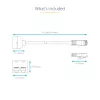 StarTech.com 2-in-1 RJ45 skirstytuvo kabelio adapteris - F/M, 10/100Base-T(X), Cat5e, Pilka, Polivinilchloridas (PVC), 0.33 m, Kištukas/Lizdas