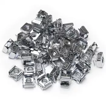 StarTech.com 50 vnt. M5 narvelio veržlės serverių spintoms, narvelio veržlė, nerūdijantis plienas, nerūdijantis plienas, M5, CE, TAA, REACH, 223,2 g