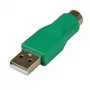 StarTech.com pakaitinis PS/2 pelės į USB adapteris – kištukas/lizdas, PS/2, USB, žalia