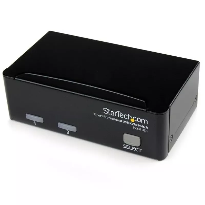 StarTech.com 2 prievadų profesionalus USB KVM jungiklio rinkinys su kabeliais