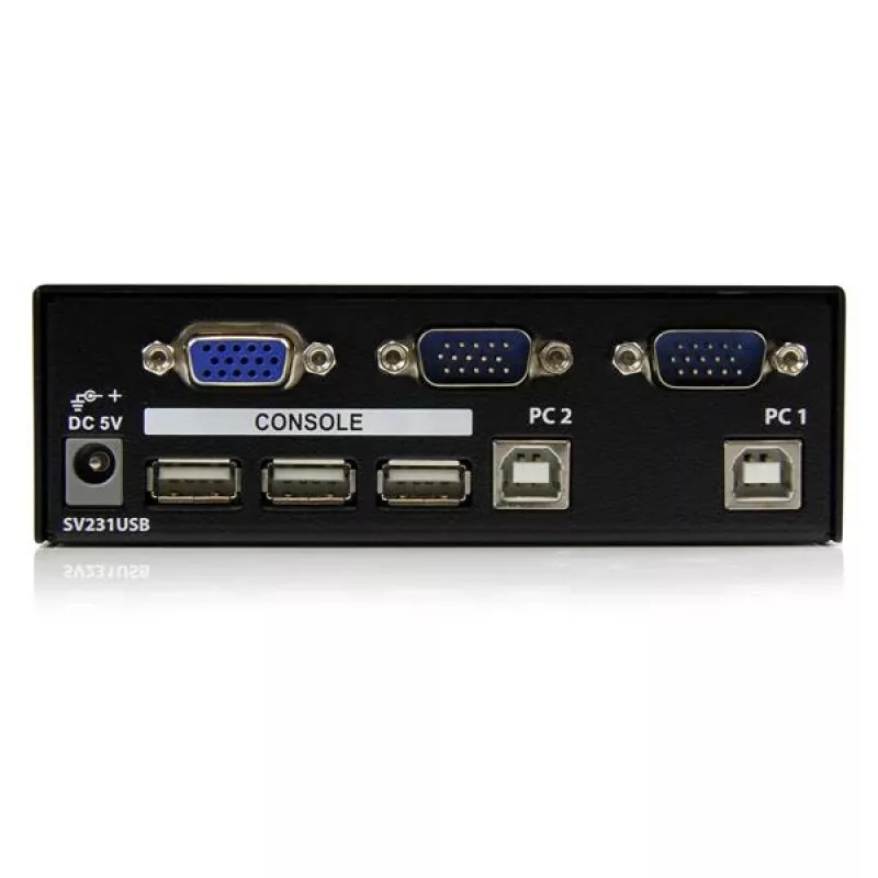 StarTech.com 2 prievadų profesionalus USB KVM jungiklio rinkinys su kabeliais
