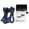 StarTech.com 2 prievadų profesionalus USB KVM jungiklio rinkinys su kabeliais