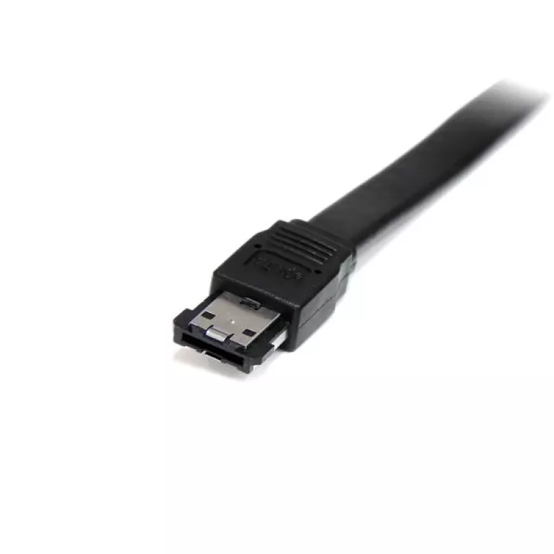 StarTech.com 3 pėdų ekranuotas išorinis eSATA laidas V/V, 0,9 m, eSATA, eSATA, eSATA, Vyriškas/Vyriškas, Juodas
