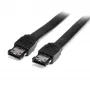 StarTech.com 6 ft ekranuotas išorinis eSATA laidas V/V, 1,8 m, eSATA, eSATA, eSATA, Vyr/Vyr, Juodas
