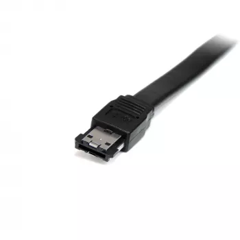 StarTech.com 6 ft ekranuotas išorinis eSATA laidas V/V, 1,8 m, eSATA, eSATA, eSATA, Vyr/Vyr, Juodas