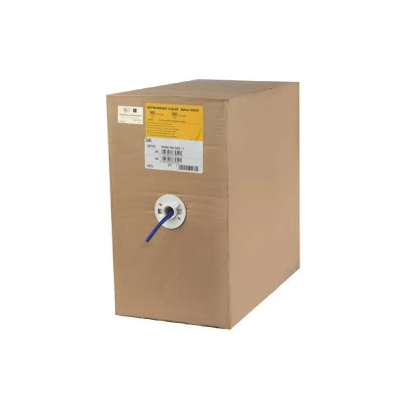 StarTech.com Masinis Cat6 Ethernet laidas - 304,9 m - Susuktas - CM įvertinimas, skirtas montuoti sienoje - Mėlynas