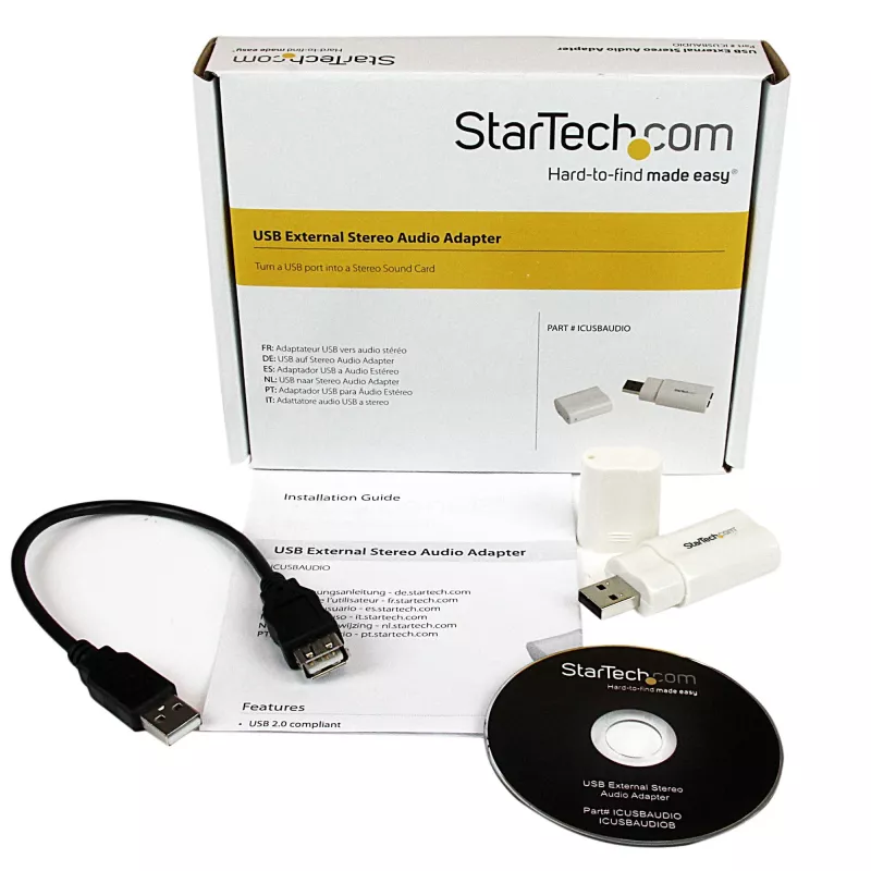 StarTech.com USB į stereofoninio garso adapterio keitiklį