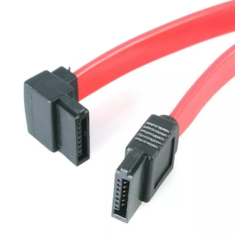 StarTech.com 18 colių SATA - kairioji kampinė SATA Serial ATA kabelis - jungtis-jungtis