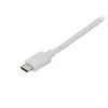 StarTech.com 1,8 m USB-C į DisplayPort 1.2 kabelis 4K 60Hz - USB-C į DisplayPort adapterio kabelis HBR2 - USB-C DP Alt Mode į DP monitoriaus vaizdo kabelis - veikia su Thunderbolt 3 - Baltas