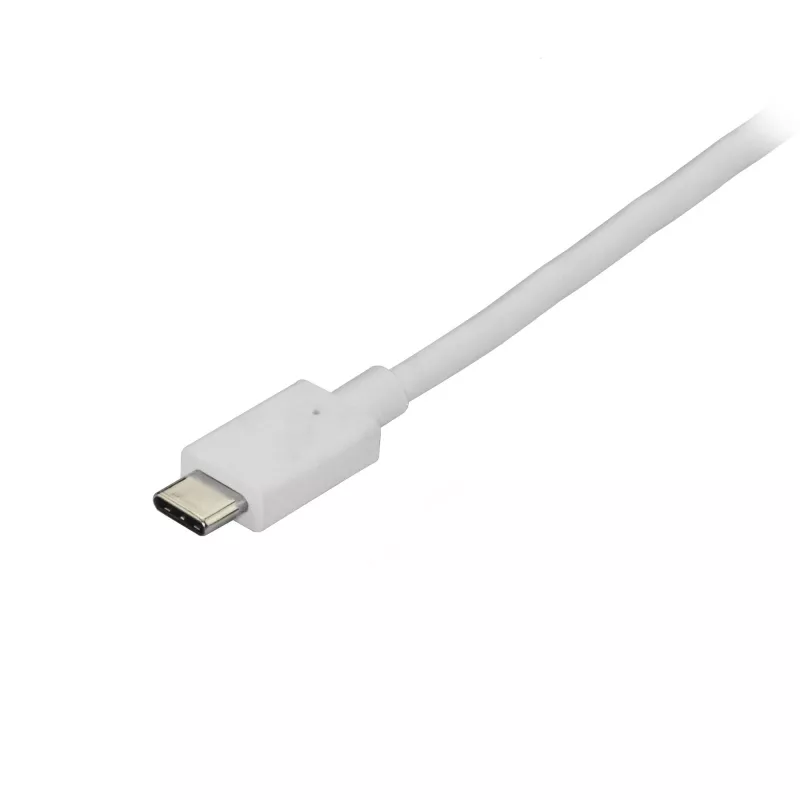 StarTech.com 1,8 m USB-C į DisplayPort 1.2 kabelis 4K 60Hz - USB-C į DisplayPort adapterio kabelis HBR2 - USB-C DP Alt Mode į DP monitoriaus vaizdo kabelis - veikia su Thunderbolt 3 - Baltas