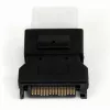 StarTech.com SATA į LP4 maitinimo laido adapteris, SATA (15 kontaktų), LP4 (4 kontaktų), juodas