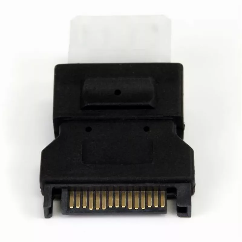 StarTech.com SATA į LP4 maitinimo laido adapteris, SATA (15 kontaktų), LP4 (4 kontaktų), juodas