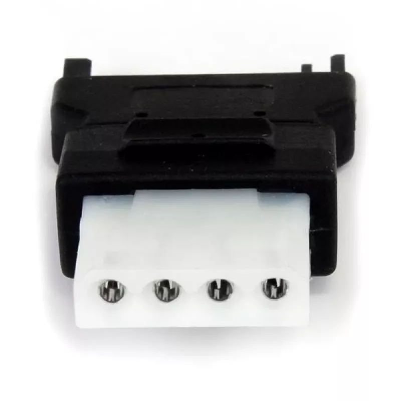 StarTech.com SATA į LP4 maitinimo laido adapteris, SATA (15 kontaktų), LP4 (4 kontaktų), juodas