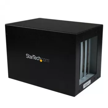 StarTech.com PCI Express į 4 lizdų PCI išplėtimo sistemą, juoda, CE, FCC, RoHS, 12 V, 3 A, 0 - 55 °C, -40 - 75 °C