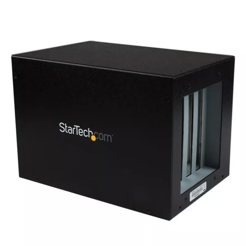 StarTech.com PCI Express į 4 lizdų PCI išplėtimo sistemą, juoda, CE, FCC, RoHS, 12 V, 3 A, 0 - 55 °C, -40 - 75 °C