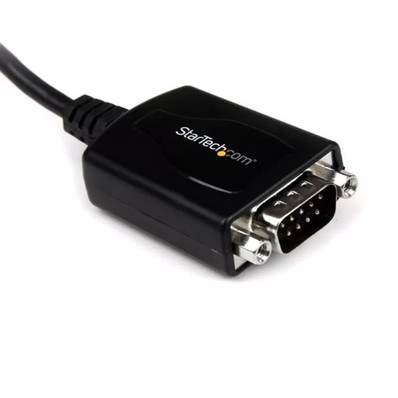 StarTech.com 6 pėdų (1,8 m) 1 prievado profesionalus USB į nuoseklųjį adapterio kabelis su COM išlaikymu, USB į RS232 adapteris - TAA