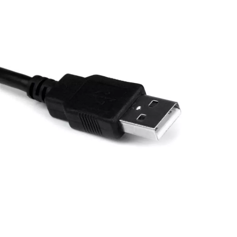 StarTech.com 6 pėdų (1,8 m) 1 prievado profesionalus USB į nuoseklųjį adapterio kabelis su COM išlaikymu, USB į RS232 adapteris - TAA