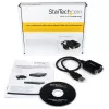 StarTech.com 6 pėdų (1,8 m) 1 prievado profesionalus USB į nuoseklųjį adapterio kabelis su COM išlaikymu, USB į RS232 adapteris - TAA