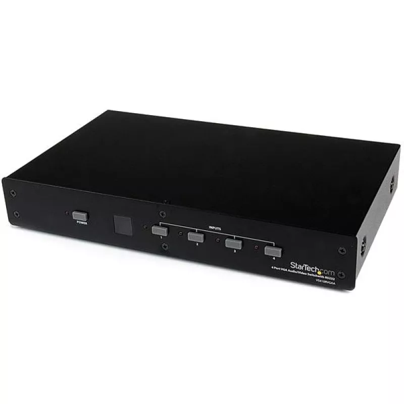 StarTech.com 4 prievadų VGA vaizdo ir garso jungiklis su RS232 valdymu