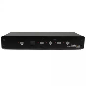 StarTech.com 4 prievadų VGA vaizdo ir garso jungiklis su RS232 valdymu